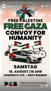 Free Gaza! Autokonvoi @ Hoerneck Str.