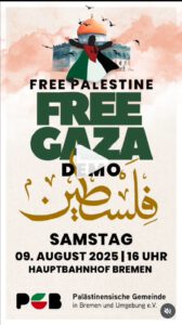 Free-Gaza-Demo um 16 Uhr vor dem Hauptbahnhof @ Hauptbahnhof