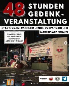 48-Stunden-Gedenkveranstaltung @ Marktplatz