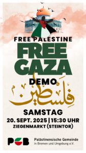 Free-Gaza-Kundgebung und Demonstration @ Ziegenmarkt (Steintor)