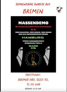 Massendemo in Hamburg @ Hamburg, S-Bahnhof Landungsbrücken