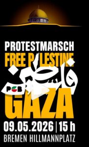 Free-Gaza-Protestmarsch @ Hillmannplatz